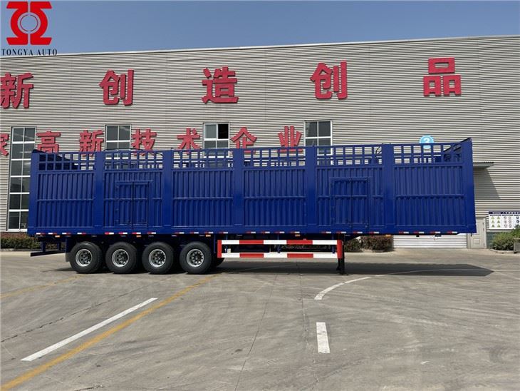 4axles Estaca Semi Trailer