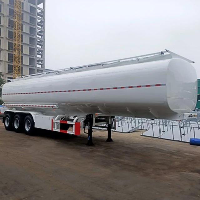 Fornecedor de reboque de tanque de combustível de 3 eixos e 45.000 litros