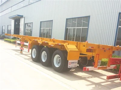 Reboque de caminhão de contêineres