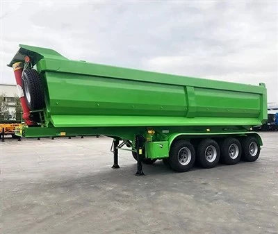 Cilindro hidráulico tipo U 3alxes caminhão basculante traseiro para venda