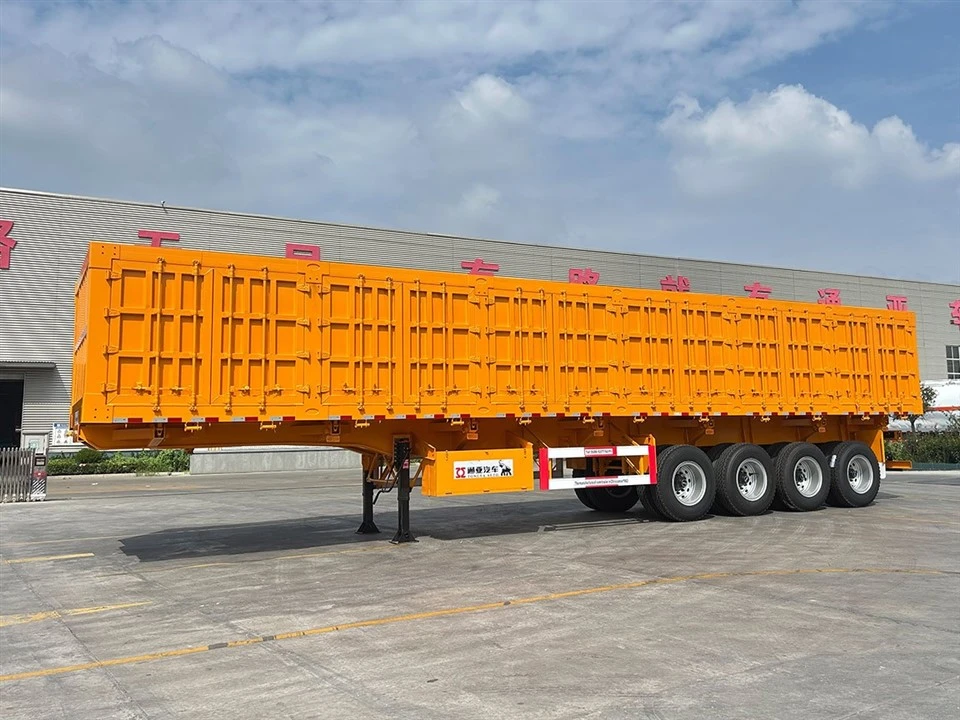120T lateral semi trailer