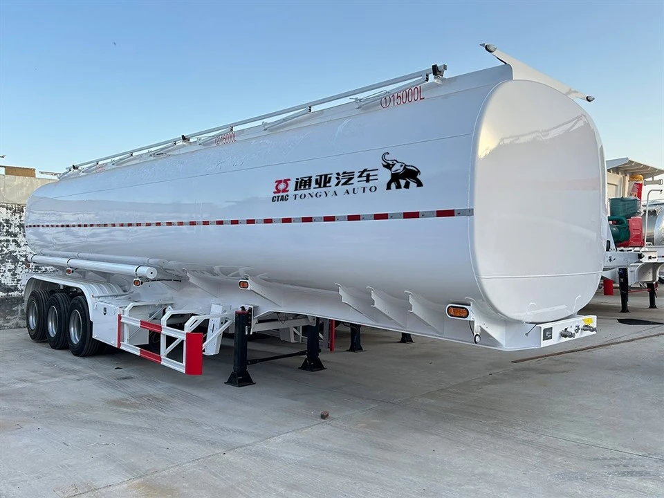 Semi-reboque petroleiro de combustível de 3 eixos 36T