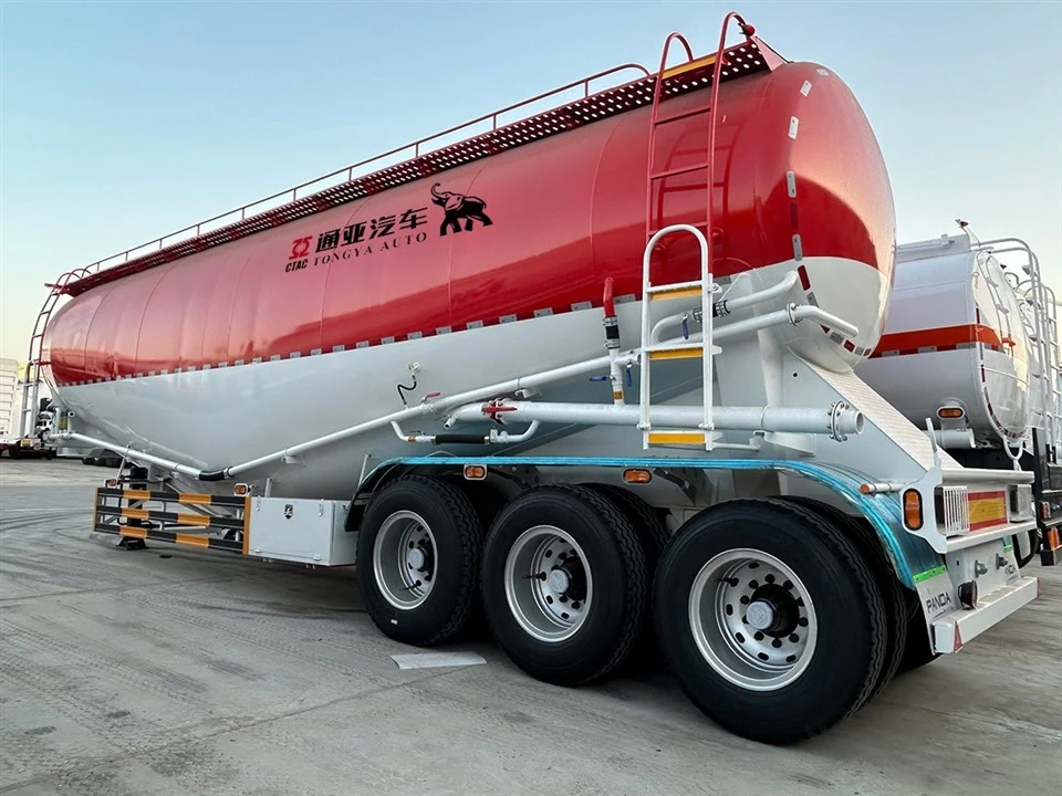 3 Axle BPW Bulk Cement Tanker Semi Trailer suppliers