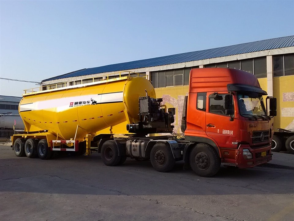 3 eixo em pó tnker semi trailer para venda