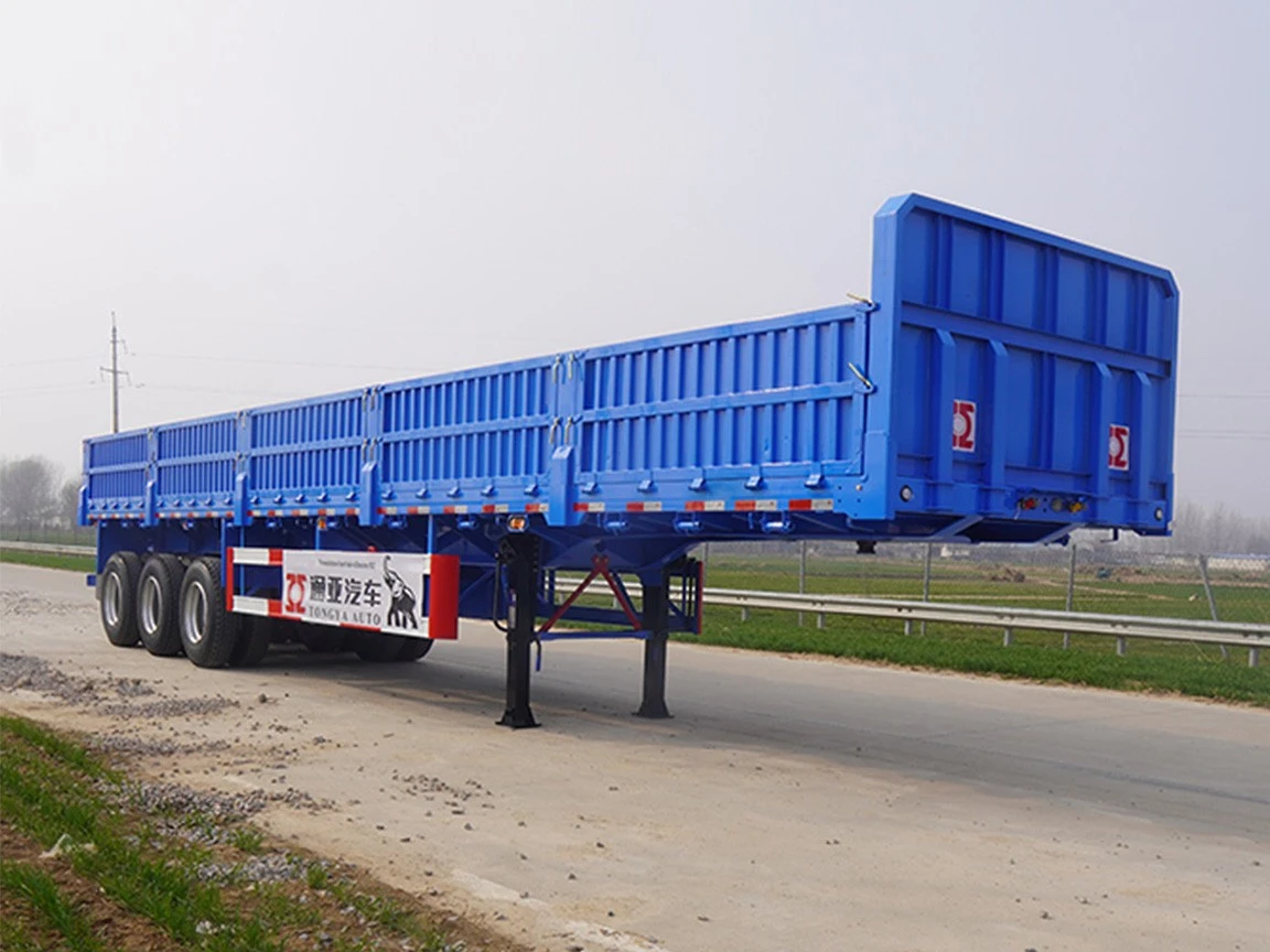3 eixo lateral de parede semi -trailer
