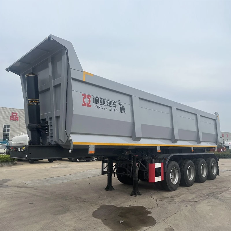 60T traseiro traseiro semi trailer com certificação OTTC