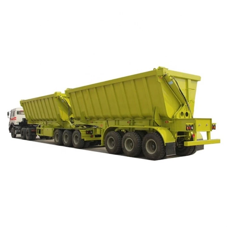 China Fábrica TONGYA Marca em forma de U 3alexs HYVA Cilindro de elevação hidráulica Super-link Reboque basculante lateral para venda