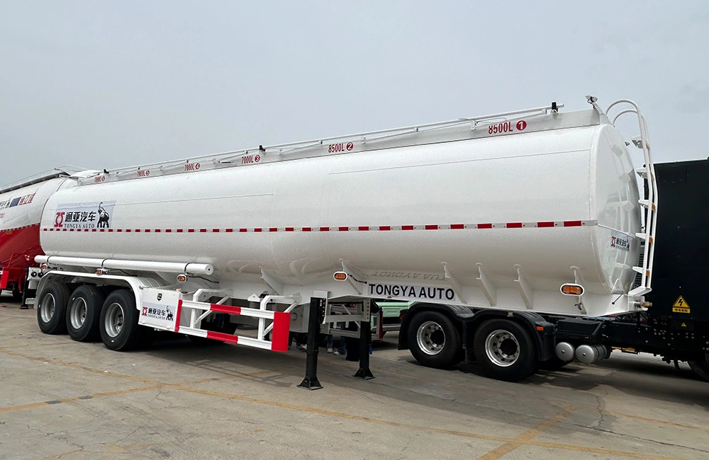 3 Exle Oil Tanker Semi Trailer para venda