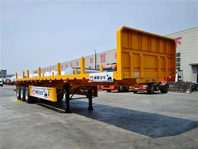 Lateral semi -trailer de despejo lateral com colum