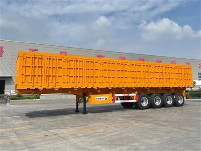 120T lateral semi trailer
