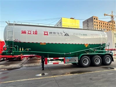 3 eixo 60m3 Tanker semi -trailer de cimento a granel
