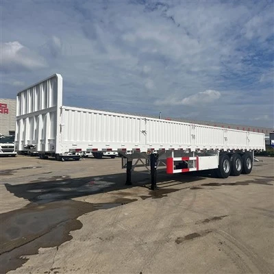 3axles lateral parede semi trailer