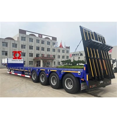 semi-reboque de cama baixa 80T