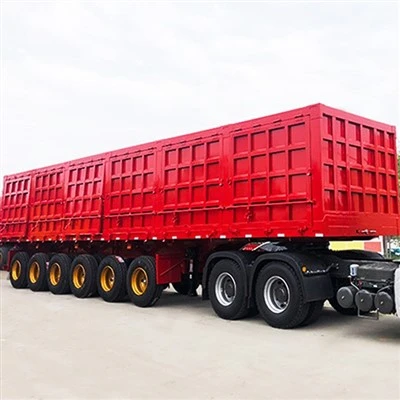 Fabricado na China Semi-reboque basculante lateral de cilindro hidráulico com qualidade de classe mundial